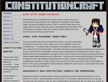 Tablet Screenshot of constitutioncraft.com